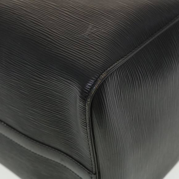 LOUIS VUITTON Epi Keepall 50 Boston Bag Noir M42962 LV Auth 40724 - Picture 12 of 16